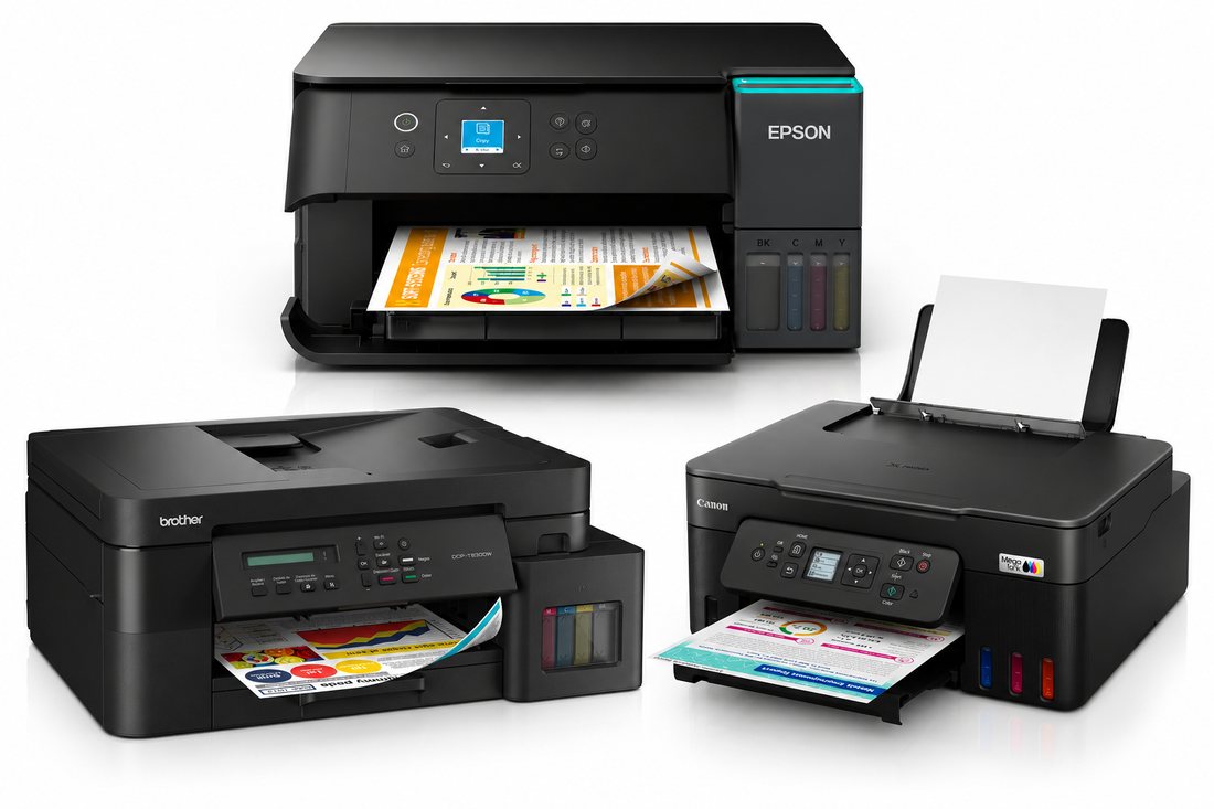 Impresoras multifuncionales Epson, Brother y Canon